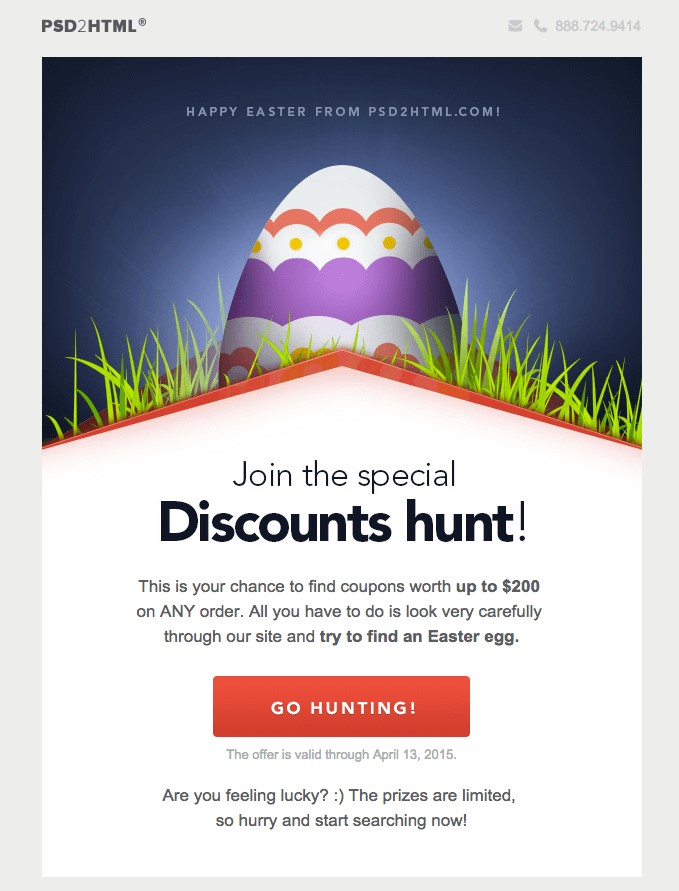 easter_newsletter_example_from_brand