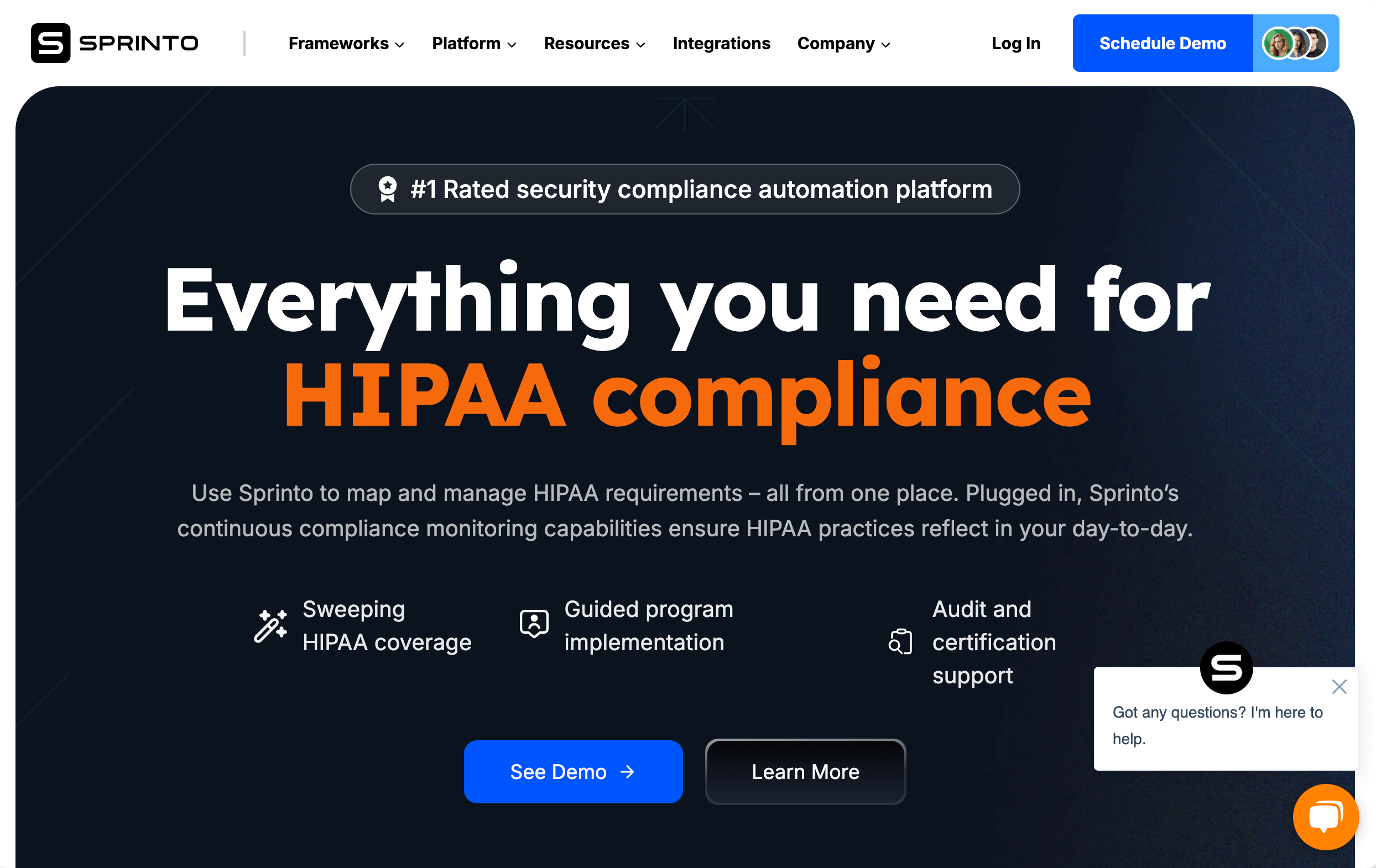 sprinto-hipaa-compliant-software